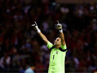 Brankár Kostariky a Realu Madrid Keylor Navas.