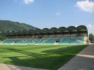 Futbalový štadión MŠK Žilina. 