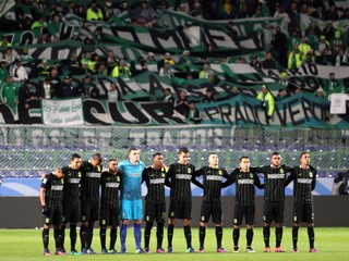 Futbalisti Atlética Nacional pred semifinálovým zápasom MS klubov.