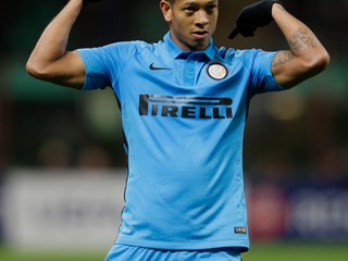 Fredy Guarín ešte v drese Interu Miláno.