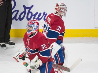 Montreal aj naďalej pokračuje v spolupráci s brankárskou dvojkou Carey Price (vpravo) - Al Montoya.