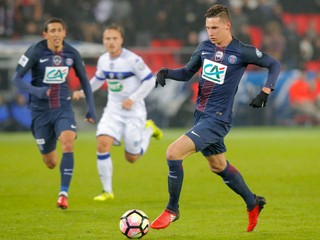 Julian Draxler pri svojom debute v drese PSG skóroval. PSG zvíťazilo nad Bastiou 7:0.