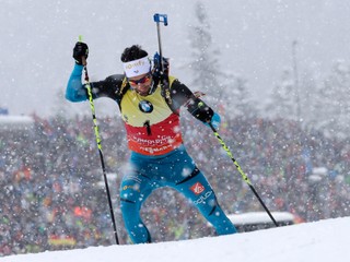 Člen francúzskeho tímu Martin Fourcade.