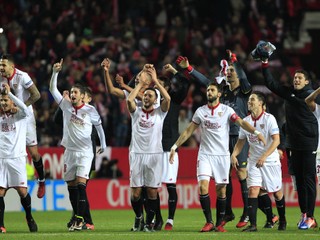 Sevilla uspela aj v Las Palmase a stále má šancu bojovať o titul