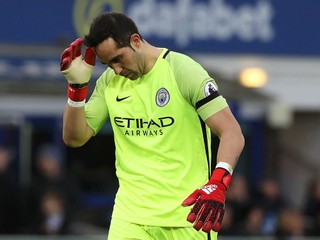 Claudio Bravo nemá v drese Manchesteru City práve najlepšie štatistiky.