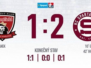 Sparta Praha zdolala Hradec Králové, Rybára prekonal krajan Gernát