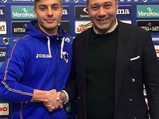 Má iba sedemnásť rokov. Tomič bol v nominácii Sampdorie proti AC Miláno