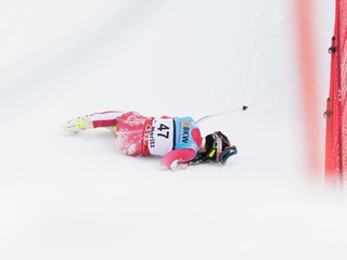 Olivier Jenot po svojom páde.