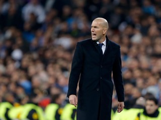 Tréner Realu Madrid Zinedine Zidane.