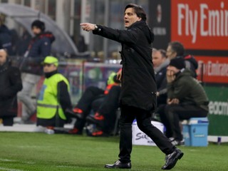 Vincenzo Montella priviedol cez víkend AC Miláno k triumfu 2:1 nad Fiorentinou.