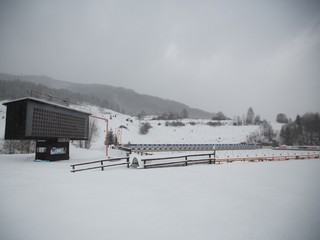 Na snímke strelnica v areáli Slovenského biatlonového centra v Osrblí.