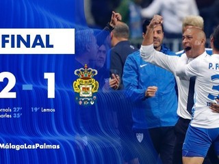 Ťahala šnúru deviatich zápasov bez výhry. Malaga uspela proti Las Palmasu