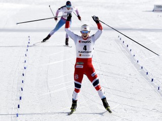 Majsterkou sveta v skiatlone na šampionáte v klasických lyžiarskych disciplínach vo fínskom Lahti sa stala Nórka Marit Björgenová. 