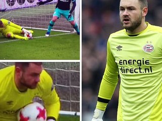 Brankár v Holandsku si dal kuriózny vlastný gól, sám potiahol loptu za čiaru