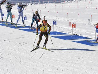 V šprinte 7. kola Svetového pohára v biatlone na 7,5 km ženskej trati vynikla v kórejskom Pjongčangu opäť naplno Nemka Laura Dahlmeierová. 
