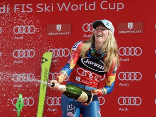 Slovenky nedokončili slalom v Squaw Valley, Shiffrinová získala svoj štvrtý malý glóbus