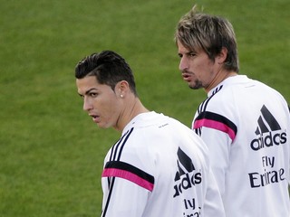 Fabio Coentrao (vpravo) s Cristianom Ronaldom.