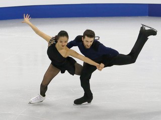 Alexander Gamelin so svojou tanečnou partnerkou.