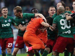 Finále Ruského pohára sa skončilo bitkou viacerých hráčov