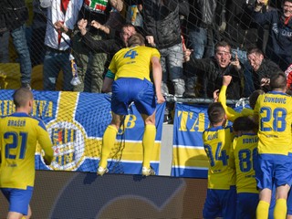 Ilustračná fotografia futbalistov Dunajskej Stredy.