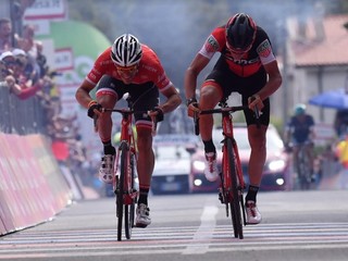 O triumf v šiestej etape bojovali dvaja jazdci z úniku, Dillier porazil Stuyvena