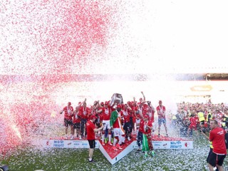 Slavia v záverečnom kole deklasovala Brno a získala český titul