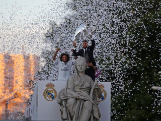 Radosť hráčov Realu Madrid.