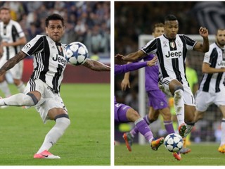 Na odchode z Juventusu sú Dani Alves (vľavo) a možno aj Alex Sandro.