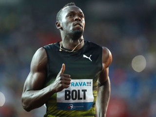 Usain Bolt vyhral v Ostrave aj pri svojom deviatom štarte.