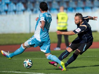 Dávid Hudák (vpravo) hral na Slovensku aj za Nitru.