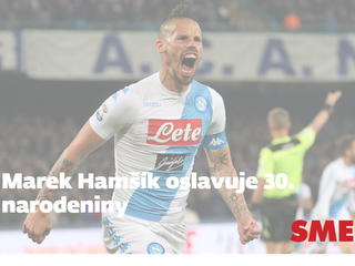 Marek Hamšík oslavuje 30. narodeniny.