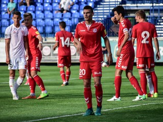 Zo zápasu 1. kola Fortuna ligy FK Senica - AS Trenčín.