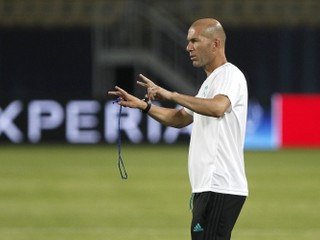 Zinedine Zidane, tréner Realu Madrid.