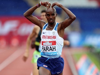 Mo Farah sa úspešne rozlúčil s britským publikom v Diamantovej lige