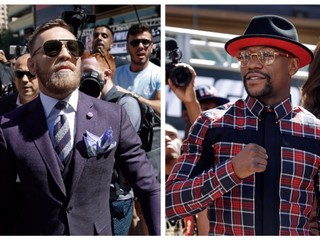 Conor McGregor a Floyd Mayweather Jr.