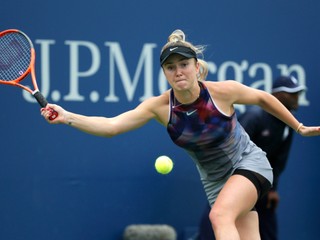 Ukrajinská tenistka Jelina Svitolinová dala českej súperka v prvom sete kanára.