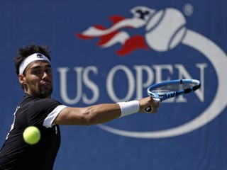 Fabio Fognini za svoje účinkovanie na US Open nedostane nič.