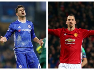 Zlatan si zahrá v Lige majstrov, Costa už v Chelsea nemá budúcnosť
