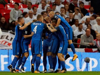 Slováci začali zápas vo Wembley skvelo.