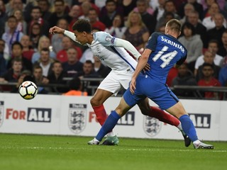 Milan Škriniar v zápase proti Anglicku.