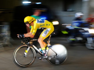Chris Froome vyhral časovku, ilustračná fotografia.