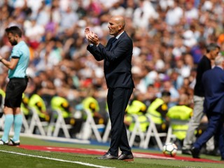 Tréner Realu Madrid Zinedine Zidane.