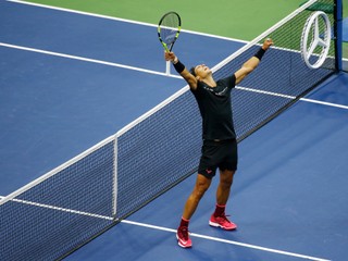 Rafael Nadal vyhral US Open 2017.