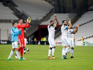 Hráči Olympique Marseille. Ilustračné foto