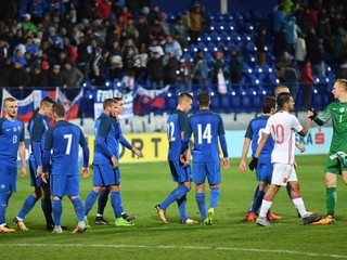 Slováci boli po zápase sklamaní.