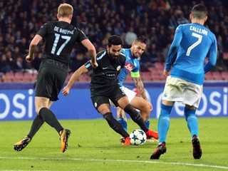 Manchester City porazil Neapol aj na domácom ihrisku.