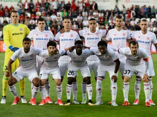 Futbalisti AS Trenčín. Ilustračná fotografia.
