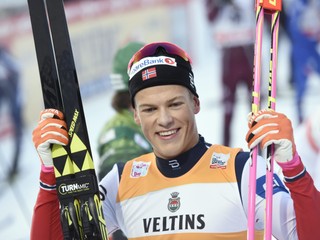 Johannes Hösflot Klaebo sa tešil z prvenstva na Ruka Triple 2017.