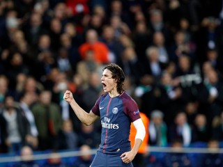 Jeden z gólov PSG strelil Edinson Cavani.