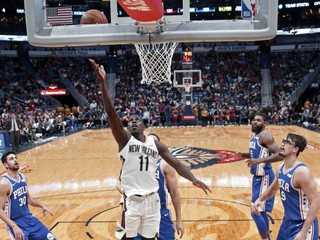 Hráči New Orleans triumfovali nad Philadelphiou 131:124.